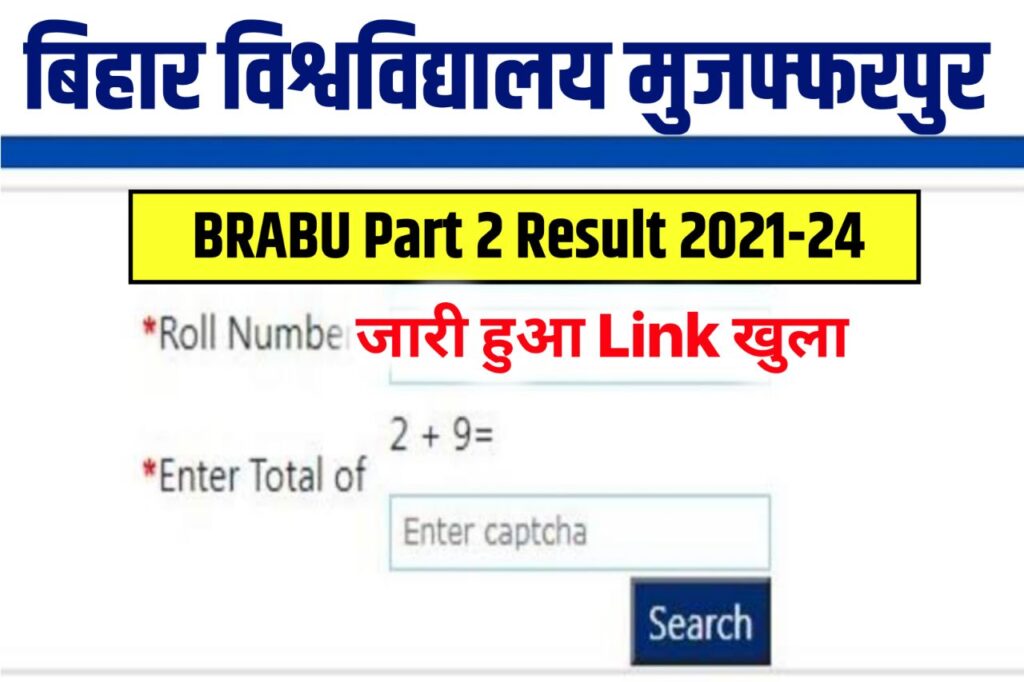 BRABU TDC Part 2 Result 2023 Out Now (2021-24) ,BA BSc BCom Result, TDC 2nd Year Result @brabu.net