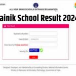 Sainik School Result 2024 – AISSEE Scorecard @aissee.ntaonline.in
