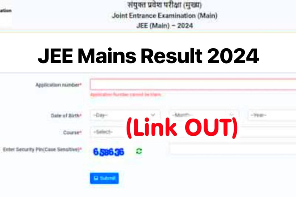 JEE Mains Result 2024 Session 1 ,(Link OUT) – Check Result, Cut Off Marks @jeemain.nta.ac.in