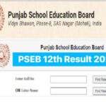 PSEB 12th Result 2024 | Punjab Board 12th Result @Pseb.ac.in