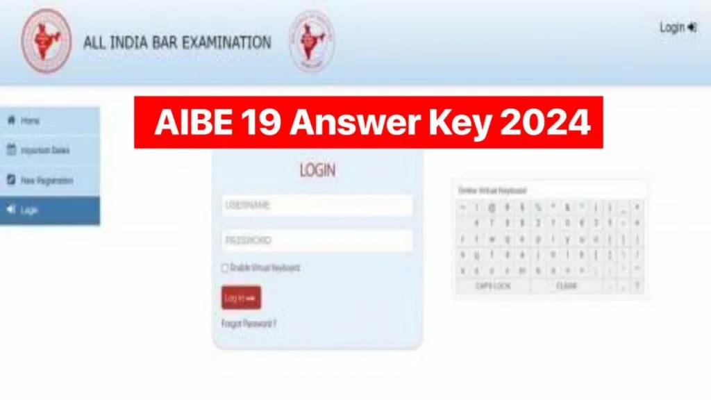 AIBE 19 Answer Key 2024 (OUT) Live Updates: Download Provisional Answer Key @allindiabarexamination.com