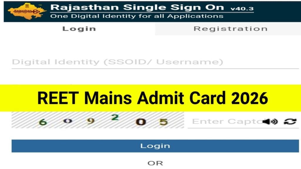 REET Mains Admit Card 2026 - Download Rajasthan 3rd Grade Teacher Admit Card 2026