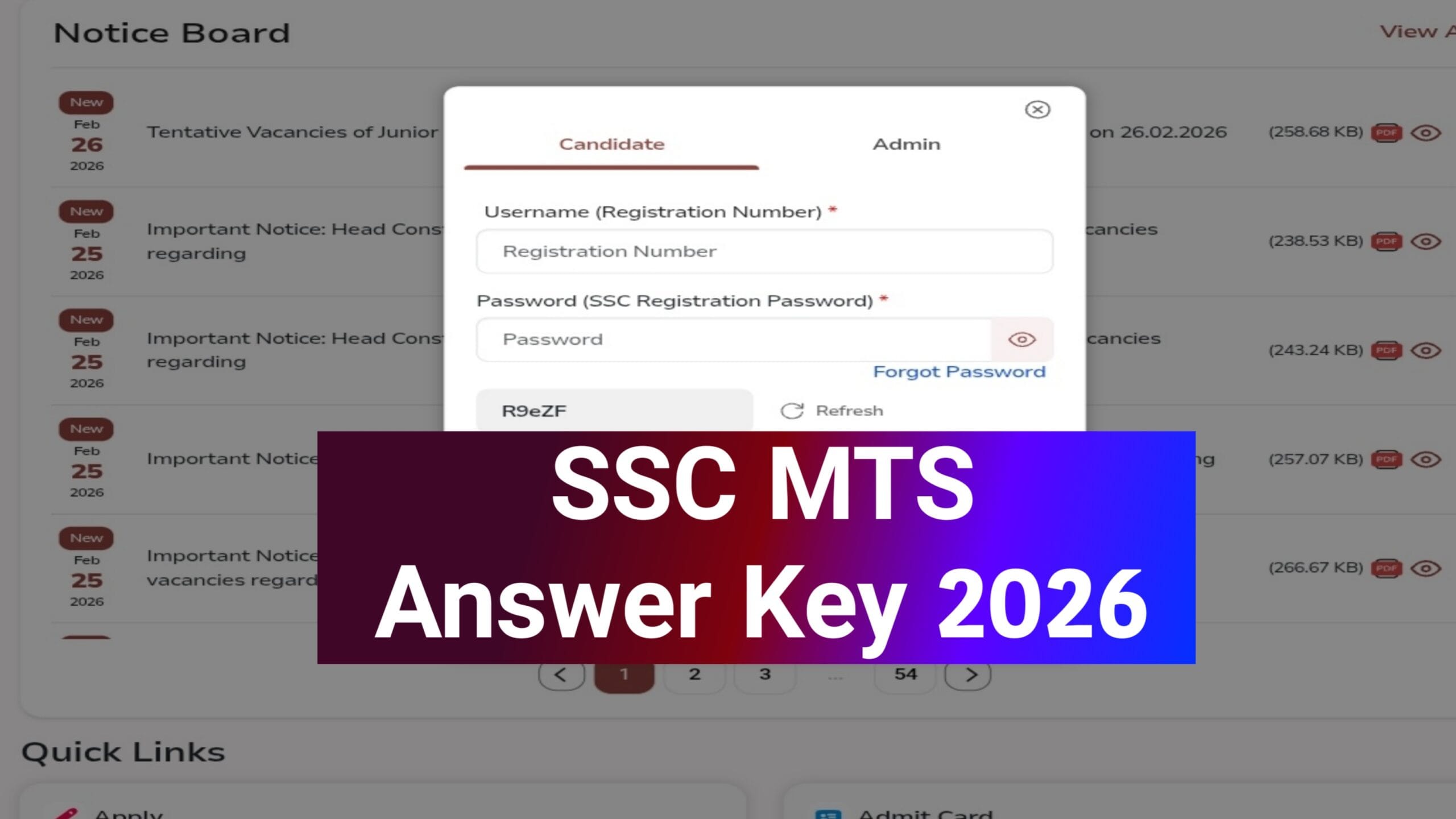 SSC MTS Answer Key 2026: Response Sheet PDF, ऐसे चेक करें